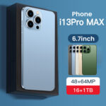 i13 Profitto Max 6.7 Inch Global Version Cellphone 16GB RAM+1TB ROM honeycomb 6800mah Dual SIM Luce Unlock 48MP+64MP Smartphone