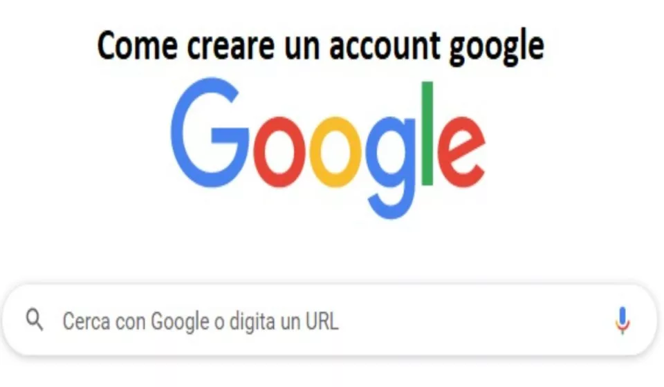 crea account Google